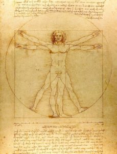 Leonardo da Vinci_biografia_człowiek witruwiański