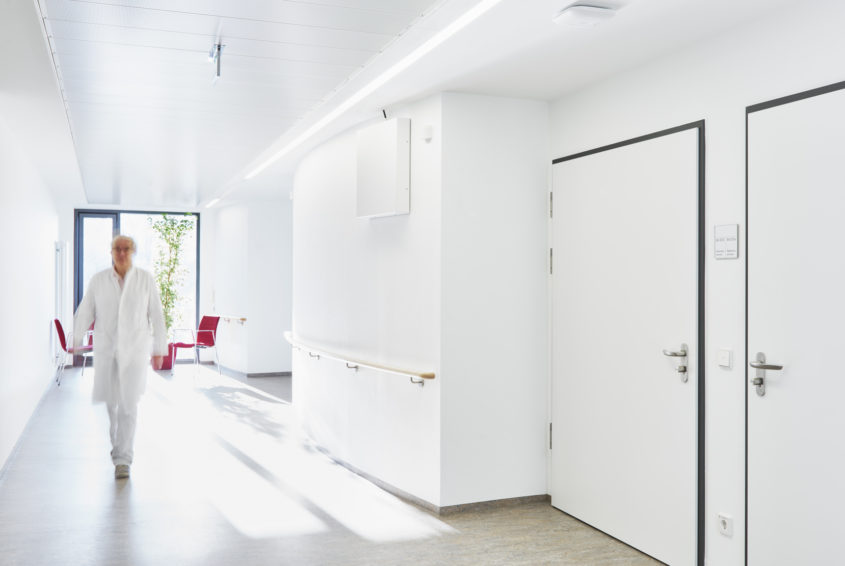 Flur Krankenhaus Station Arzt
