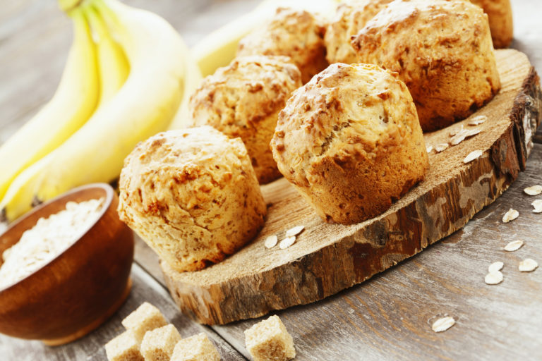 Muffinki bananowe
