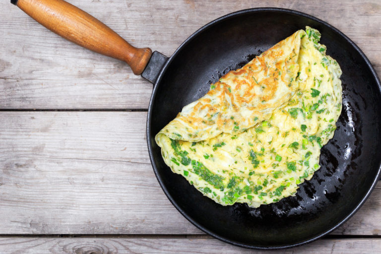 Arabski omlet ziołowy
