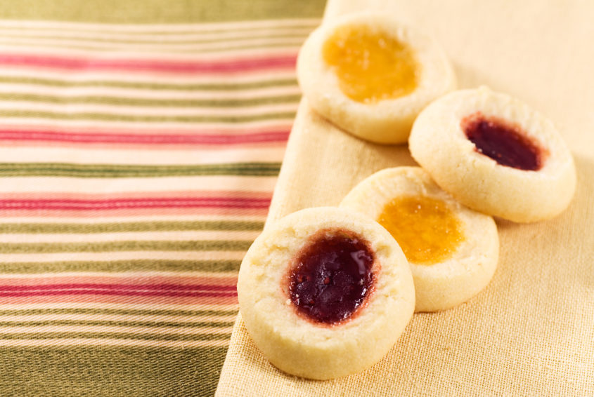 Jam Thumbprint Cookies