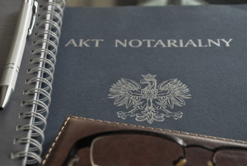 Drawing up notarial act