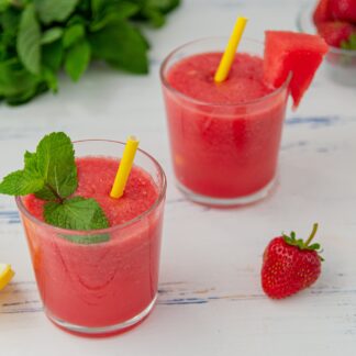 Chłodnik arbuzowo-truskawkowy