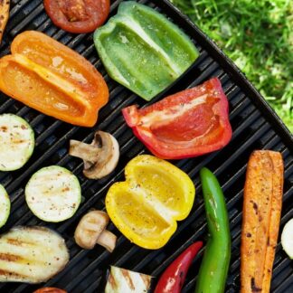 Sezon na grillowane warzywa w pełni grillowane warzywa