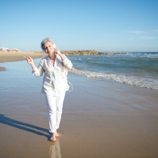 Senior nad polskim morzem