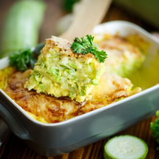 Zapiekanka z cukinii i ziemniakow