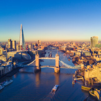 Londyn - Tower Bridge i Tamiza