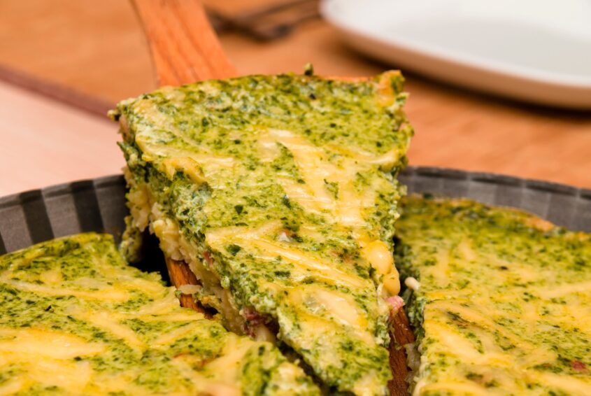 Tarta ze szpinakiem i serem pleśniowym Tarta ze szpinakiem i serem pleśniowym