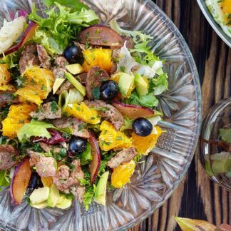 sałatka z wątróbką - przepis